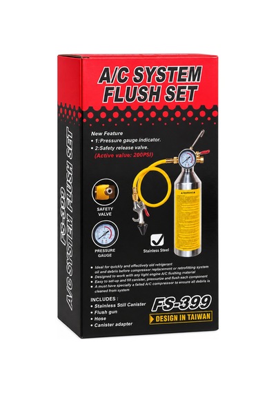 Zet-kar Fs-399 Klima Ve Soğutma Sistemi Yıkama Seti Sarı