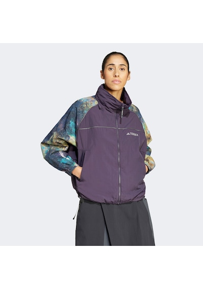 Adidas Nat Geo Wind.rdy Kadın Mor Outdoor Ceket Jd5837 Mor