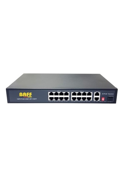 Baff 16+2 Port 10/100/1000 Gigabit Al-poe Switch