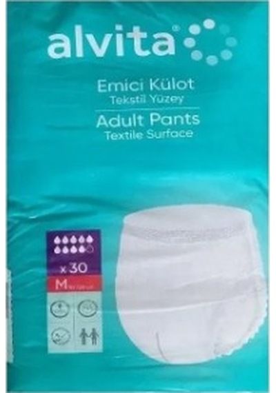 Alvita Emici Külot Medium 30'lu M