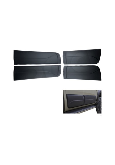 Autogp Ford Ranger Kapı Bandı Gövde Koruma Kaplaması Siyah 2012 / 2021 P90788