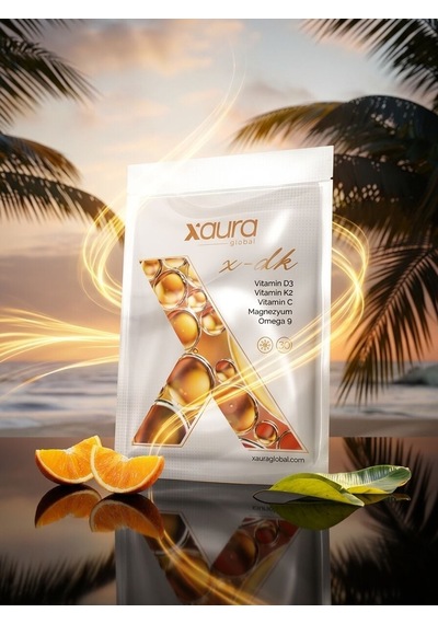 X-aura X-dk Transdermal Vitamin Kompleksi Vitamin D3, K2, C Ve Magnezyum Bandı