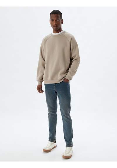 Koton Brad Kot Pantolon Slim Fit Normal Bel Orta İndigo 5wam40010ıd İndigo