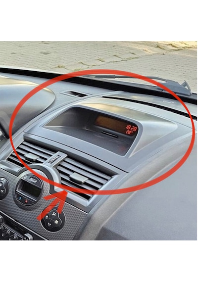 Megane 2 Saat Radyo Gösterge Çerçevesi