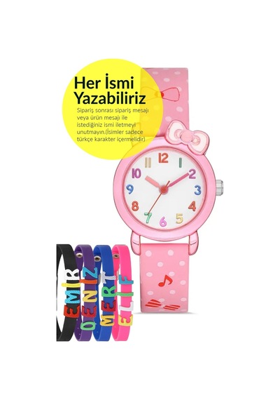 Çocuk Kol Saati Figürlü 6-13 Yaş Stc55517 - İsme Özel Bileklik Ko