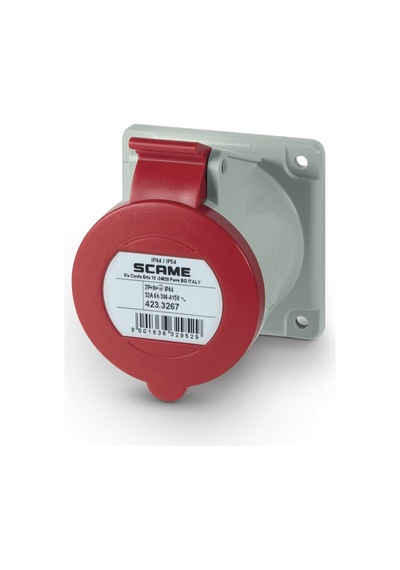 Scame IP44 Mak. Prizi (Düz) 5 x 32 A (3P+N+E) Trifaze