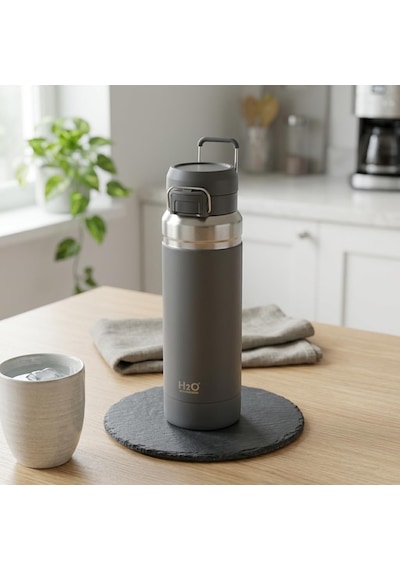 Deconox Paslanmaz Çelik Termos Matara - 1000 Ml 1 Litre Kapasiteli, Renk Seçenekli Isı Yalıtımlı Çelik Suluk G Diğer