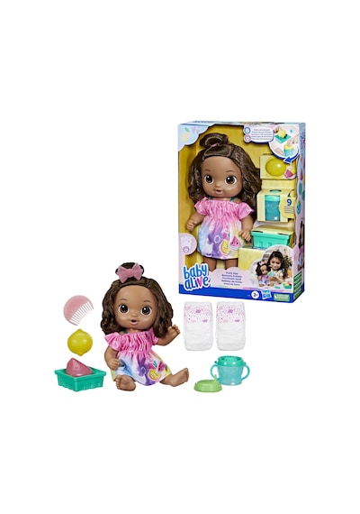 Baby Alive  Bebeğimle Eğlenceli Yudumlar Esmer F7357