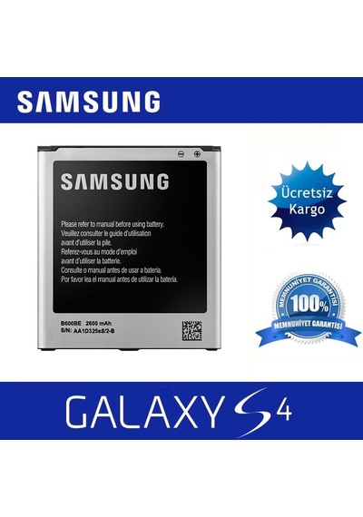 Samsung Uyumlu Galaxy S4 Batarya Pil 2600Mah