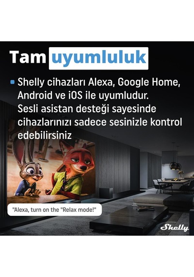 Shelly Pro Dimmer 2pm Dın Ray 2 Kanal Enerji Ölçümlü Akıllı Dimmer