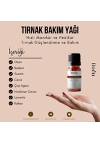 Roen Tırnak Güçlendirici Hızlı Manikür-Pedikür Doğal Tırnak Bakım Yağı 20 ML