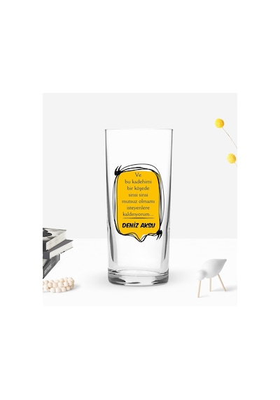 Bk Gift Kişiye Özel İsimli Dtf Rakı Sözleri Mottolu Rakı Bardağı-24, Arkadaşa Hediye, Sevgiliye Hediye Kobitmeyencom30202 Bk Gift