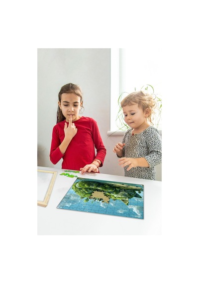 Ahşap Çerçeveli Puzzle - Tablo Hthp - 007 23 X 32 120 Parça