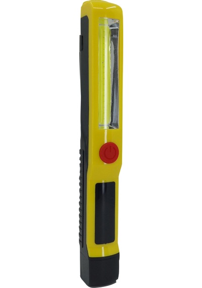 Haki Working Light 5W Mıknatıslı Pilli Fener Çift Cob Led Sarı