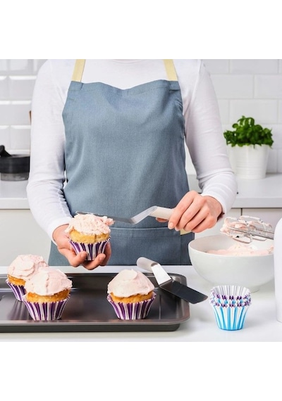 Ikea Lättbakad Pasta Ve Krema Spatulası 2'li Bej Krom
