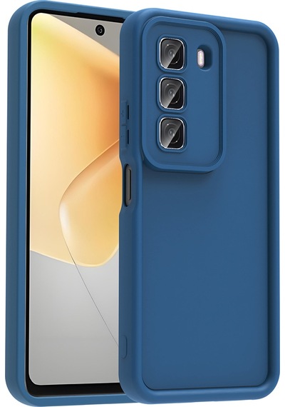İnfinix Hot 50 4g Kılıf Kamera Korumalı Zore Ananas Kapak Koyu Yeşil