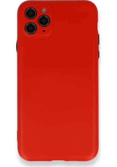 Apple Uyumlu iPhone 11 Pro Max Kılıf Lansman Plus Içi Kadife Silikon Kılıf
