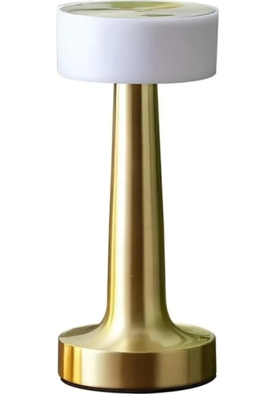 Şarjlı Dokunmatik Led Masa Lambası 3 Renk Dimmer Özellikli