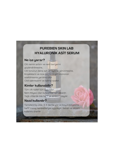 Hyaluronik Asit % 1.5 Serum + %10 Niacinamid - Yoğun Nemlendirici