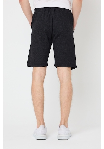 Mmetalic Erkek Siyah Regular Fit Şort