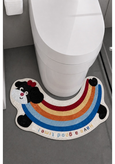 Chiliai Home 40x70 cm Dijital Kaymaz Yıkanabilir Banyo Paspası, Vego
