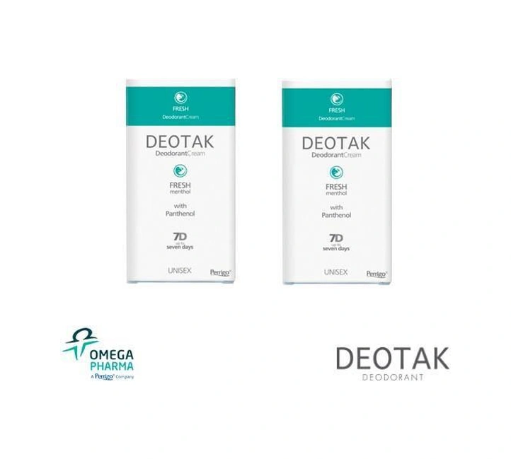 Deotak Mentol Ferahlığı 7 Güne Kadar Etkili Krem Deodorant 2 x 35 ML