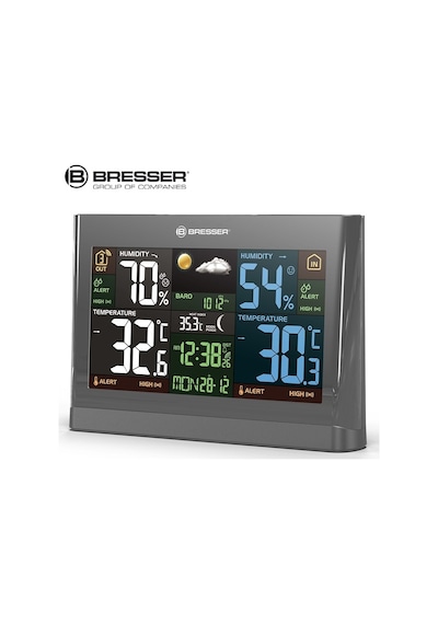 Bresser Meteo Thmb Radyo Kontrollü Meteoroloji İstasyonu Gri
