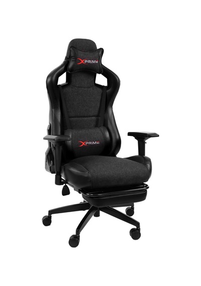 Xprime Over Pro. Oyuncu Koltuğu Hybrid Kumaş Jet Black Siyah