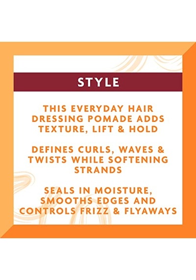 Shea Yağı Saç Giyinme Pomade Tüm Saç Tipleri Için Nemlendirici Formül 113g