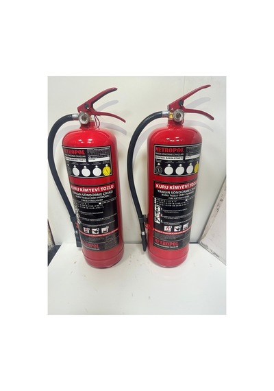 Metropol 6 Kg Kkt Tozlu Yangın Söndürme Tüpü 2 ' Li Paket - 743219646