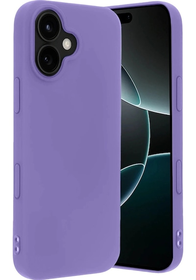 Apple Uyumlu iPhone 17 First Silikon Mor