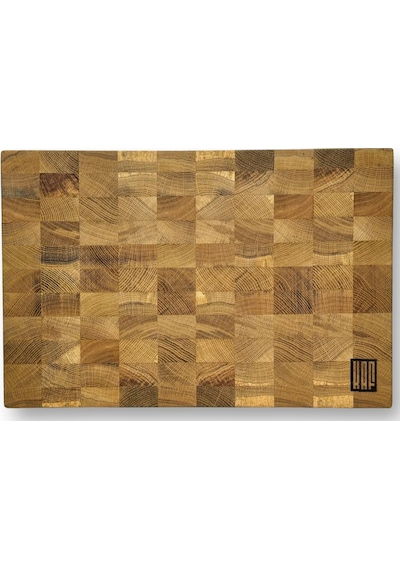 Kaf Ahşap Kesme Tahtası Meşe End-grain Medium
