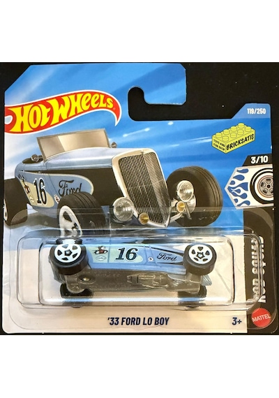 Hot Wheels Tekli Arabalar '33 Ford Lo Boy Jjj76 Rod Squad Çok Renkli