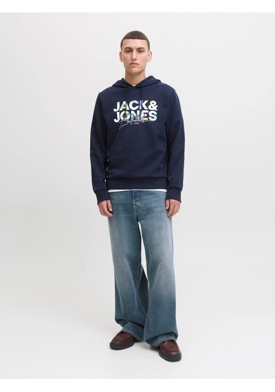 Jack & Jones Jack&jones Jjgeplas Sweat Hood Ln Sweatshırt Lacivert