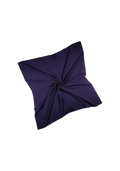 Mim Eşarp Mısırlı Eşarpları Medine Ipeği Büyük Boy Eşarp 110x110 Cm Koyu Mor