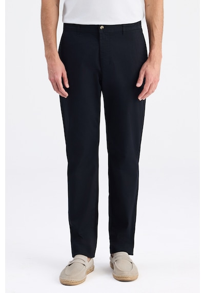 D's Damat Ds Damat Comfort Fit Siyah Gabardin Chino Pantolon 6hcc3ı303778m 001