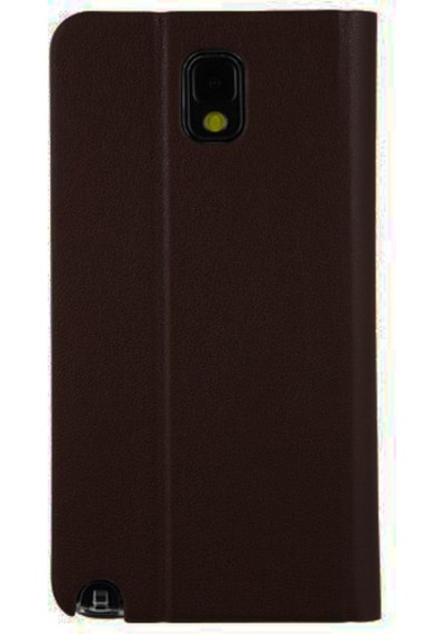 Anymode N9000 Galaxy Note 3 İle Uyumlu Diary Case Stand Kılıf Kahverengi Kahverengi