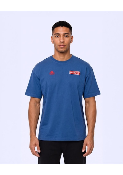 Kappa Authentic Oyster Tur Erkek Dark Tone Oversize Tişört