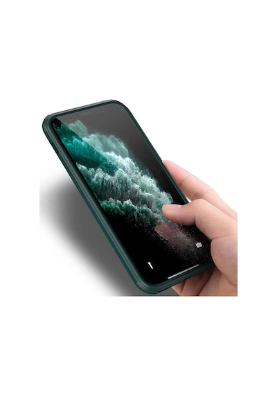Apple Uyumlu iPhone 12 Kılıf Ön Arka Tam Kapatan Premium 360 Tam Koruma Lüx Kapak Siyah