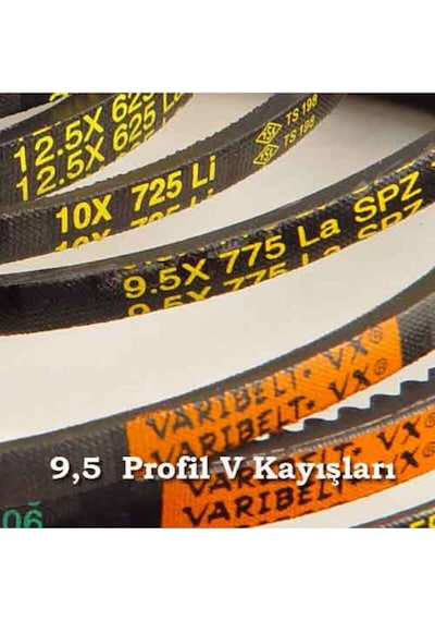 9,5x1250 La Düz V Kayış