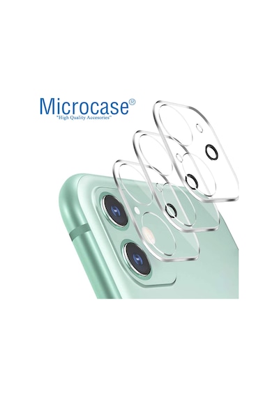 Apple Uyumlu iPhone 11 3D Kamera Camı Lens Koruyucu Glass Şeffaf Night Beat