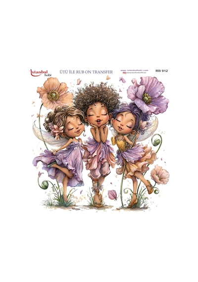 Ütü İle Rub On Transfer Kağıdı 30x30cm Rb-912