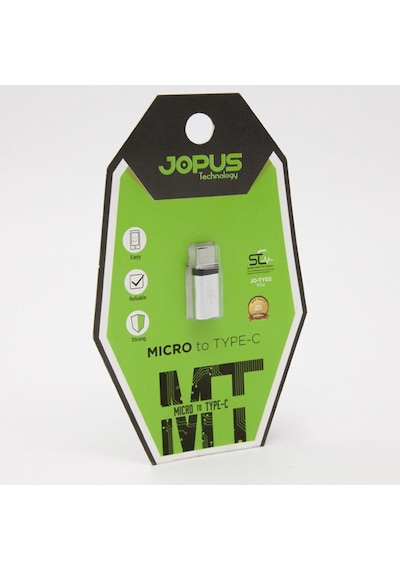 Jopus JO-TY02 Mix Universal Micro'dan Type C'ye Sarj  Çevirici Adaptör