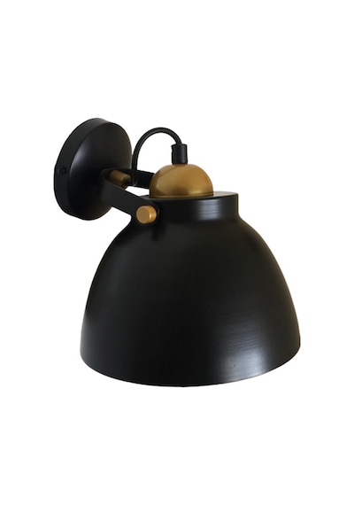 Mylights Retro Hareketli Aplik Siyah Içi Sarı 23 Cm Sarı