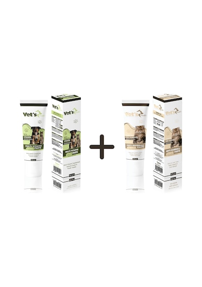 Vet's Health Hairball Paste 100 G + Multivitamin Paste 100 G
