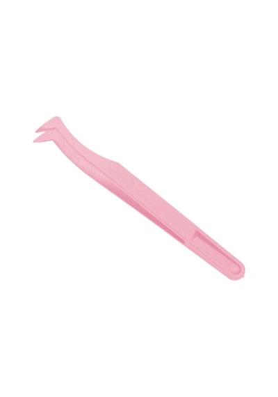 Koodmax Hassas Elektronik Ve El Sanatları Tamir Cımbızı Sert Plastik 11.5cm Dirsek Cımbız Pembe