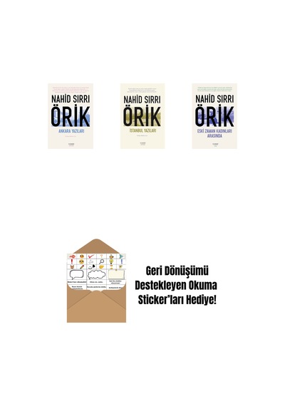 Ankara Yazıları + İstanbul Yazıları + Eski Zaman Kadınları Arasında + Okuma Sticker'ları