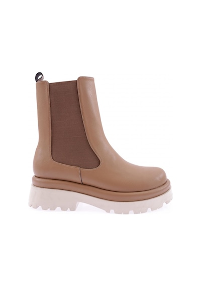 Dgn 7020 Kadin Kalin Taban Strech Detayli Bot 7020-1710-R13121 Cappuccino