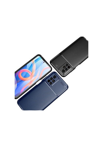 Xiaomi Redmi Note 11 / Note 11S Kılıf Karbon Silikon Case
