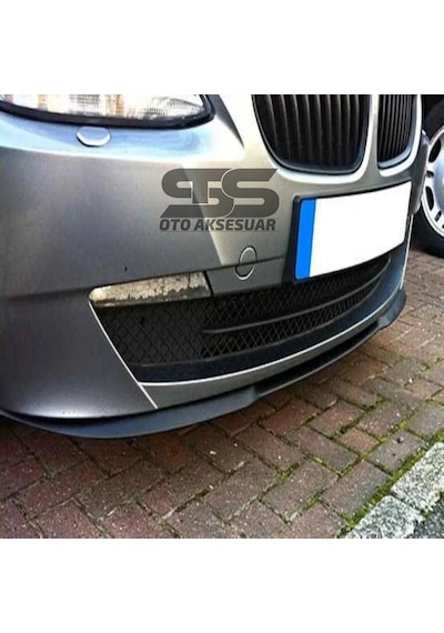 BMW 3 Series E46 M3 Cupra R Uyumlu Ön Lip Mat Siyah Ön Tampon Lip (Sts Oto Aksesuar) (01)